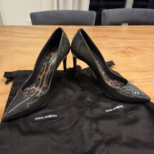 Dolce & Gabbana Grey Stiletto Shoes
